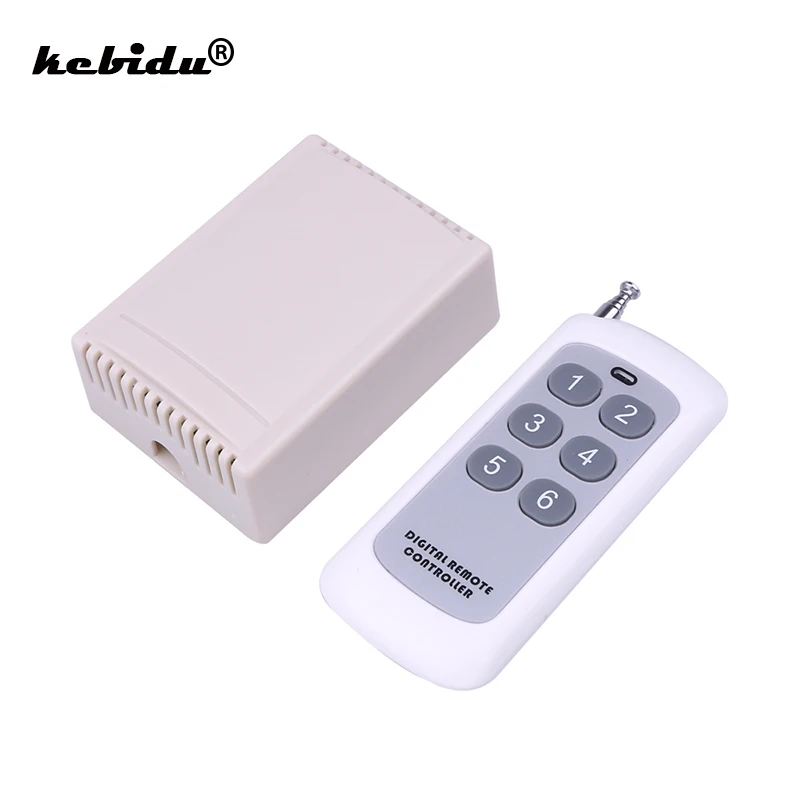 Беспроводной пульт дистанционного управления 433 МГц 12 В постоянного тока 6