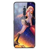 for oppo reno2 z phone case tempered glass case back cover with black silicone bumper series 3