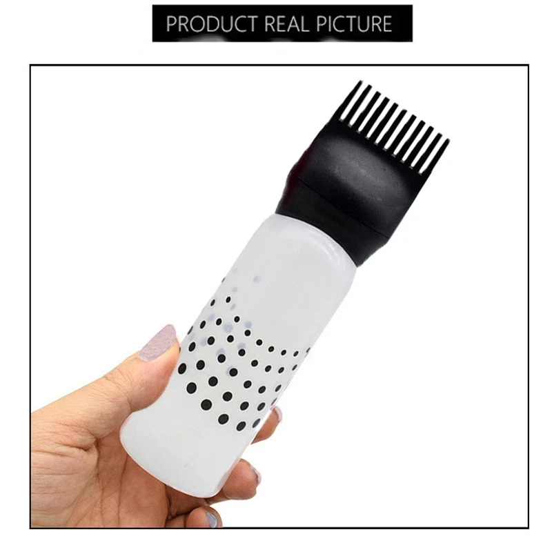 5 шт. разные цвета краска для волос многоразовая бутылка аппликатор гребень