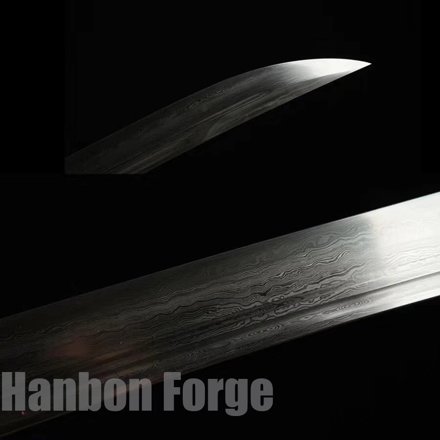 

Qi Jia Dao Sword Chinese Saber Damascus Steel Blade