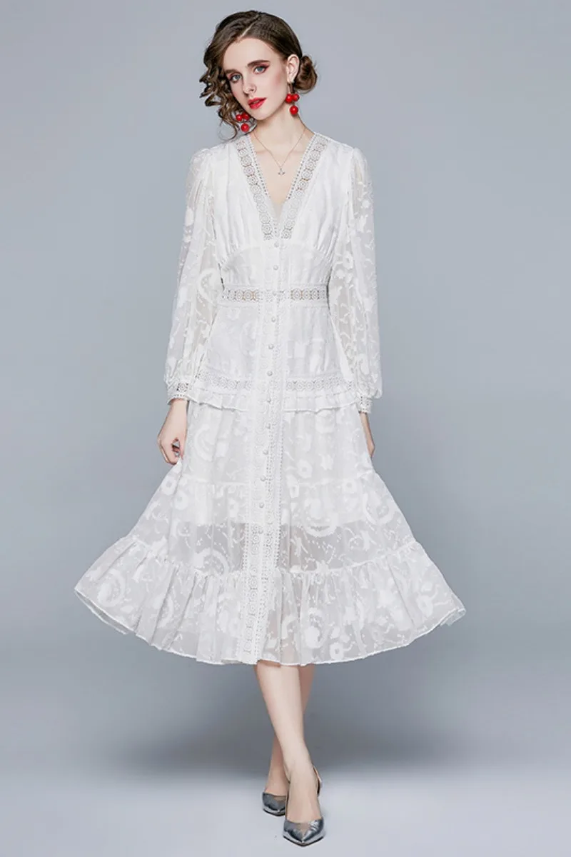 

2021 new discount store mall counter quality women's dress quality light luxury ladies light ripe long sleeve slim skirt