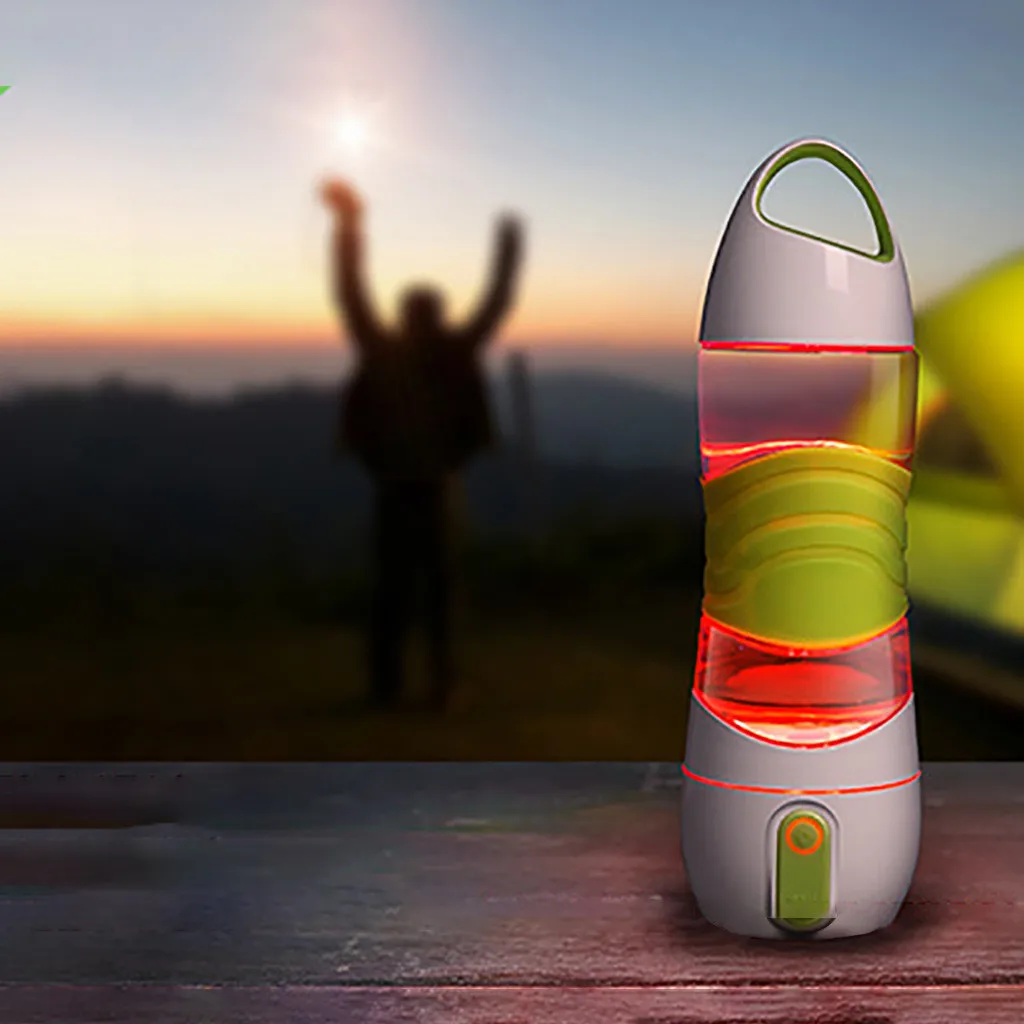 Электрическая Спортивная бутылка для воды с таймером чашка питья