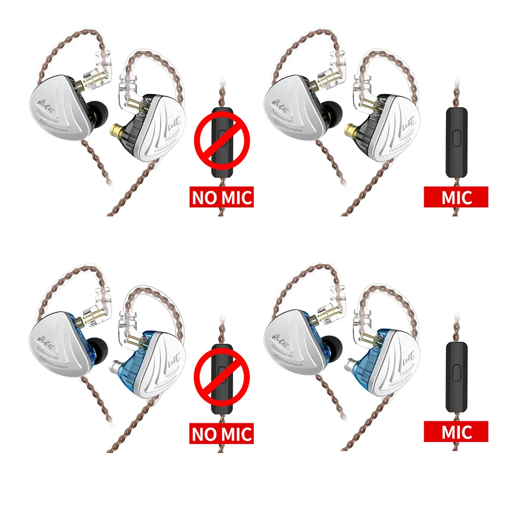 

In Ear Earphone Dynamic Monitor Earbud HIFI AS16 Wired Headphones HiFi Earphones In Ear Sport Headset Noise Cancelling