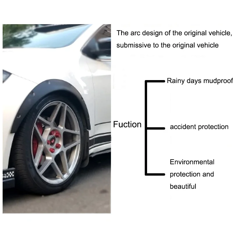 4 шт. Универсальные Автомобильные Брызговики из углеродного волокна брызговики