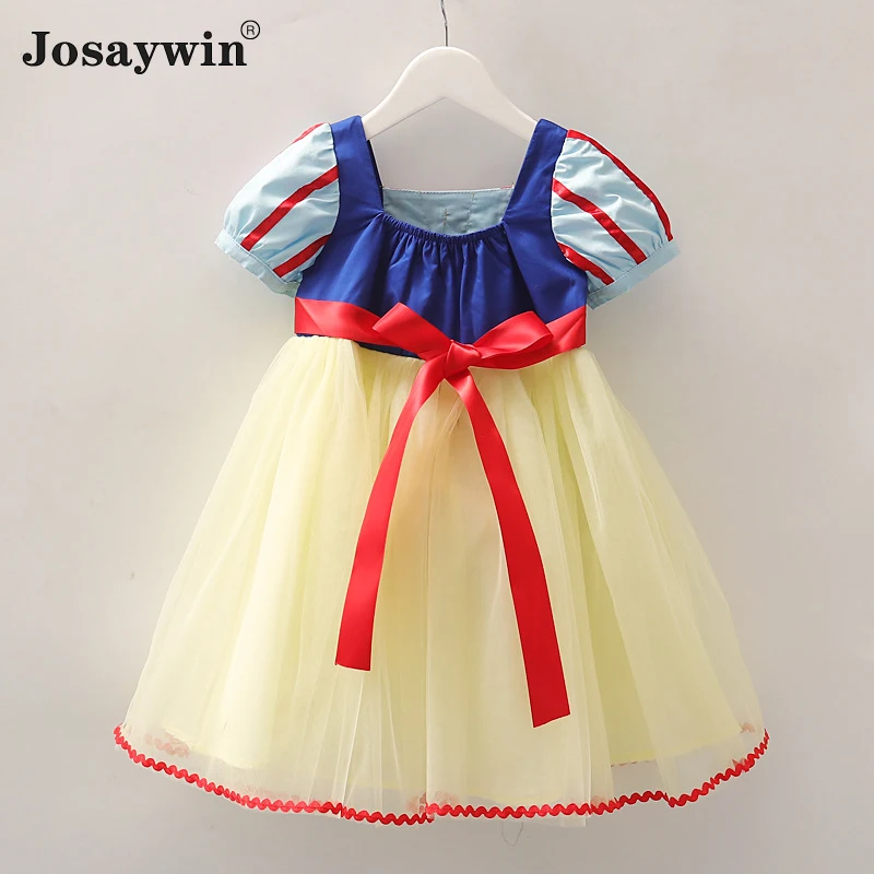 Vestido de verano para ni&ntilde;a, vestido de Blancanieves, vestido de baile para ni&ntilde;a, vestido de princesa para fiesta, ropa para ni&ntilde;a-2