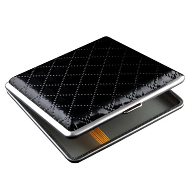 Футляр для сигарет из искусственной кожи металлический кожаный футляр табака