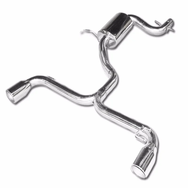 

Catback выхлопная двойная выхлопная труба для VW Go * lf G * Ti MK6 2009-2012