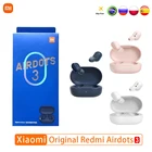 Беспроводные наушники Redmi AirDots 3 TWS Xiaomi, Bluetooth наушники aptX, Адаптивная стереогарнитура с сабвуфером, автосоединение, микрофон, Hands Free