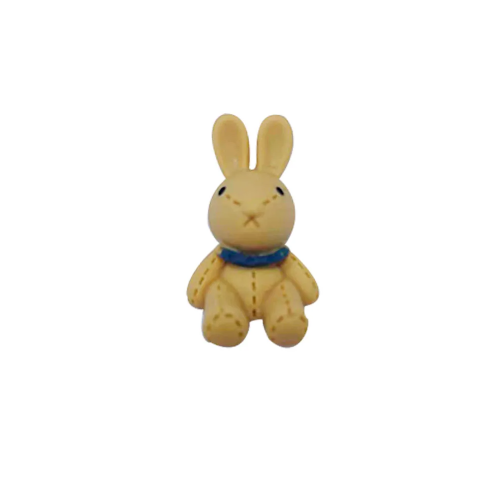 1PCS Resin Cute Cartoon Animals Fridge Magnetic Sticker Lovely Colorful Rabbit Bear Collar Bow Refrigerator Magnet Children Gift - купить по