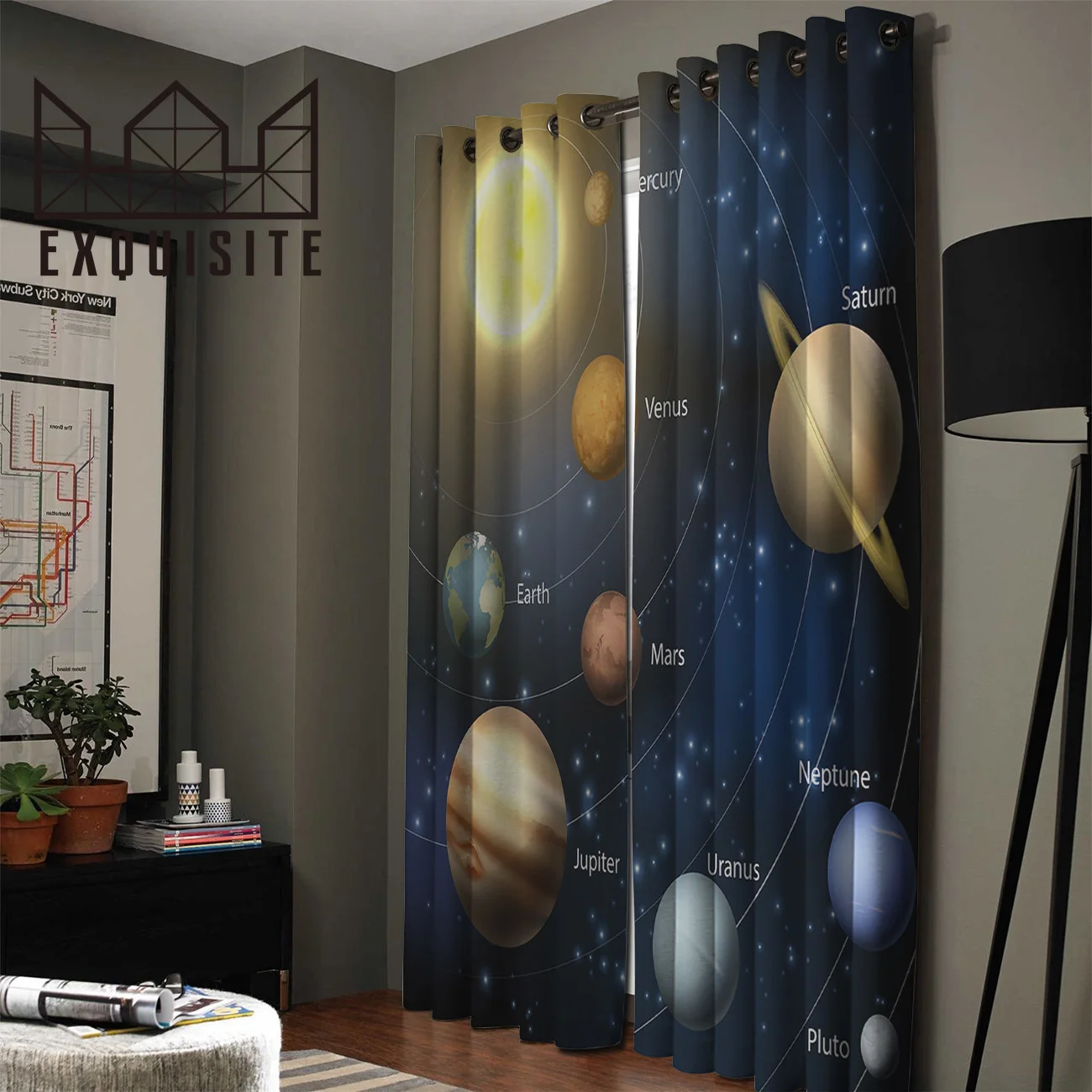 Изысканная домашняя солнечная система планеты вокруг Солнца вращающаяся