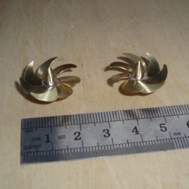 22 мм металлический Лопастной пропеллер N-blade для имитации лодки модели