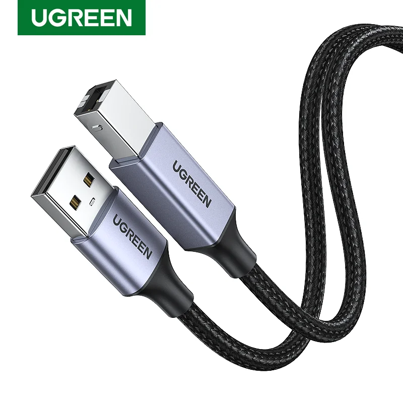 

UGREEN USB Printer Cable USB 2.0 Type A Male to Type B Male Printer Scanner Cable Cord High Speed for HP Canon Lexmark Epson DAC
