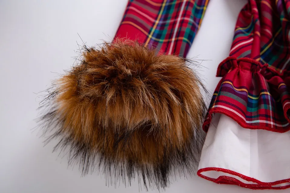 Pettigirl/красное рождественское детское платье сетчатые платья с головным убором и