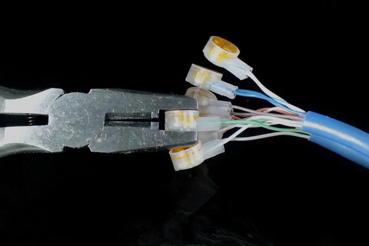 Quality Assurance 100PCS Scotchlok UY2 K2 Connector Grease Filling Butt Wire Line Terminal For Telephone Network Connection