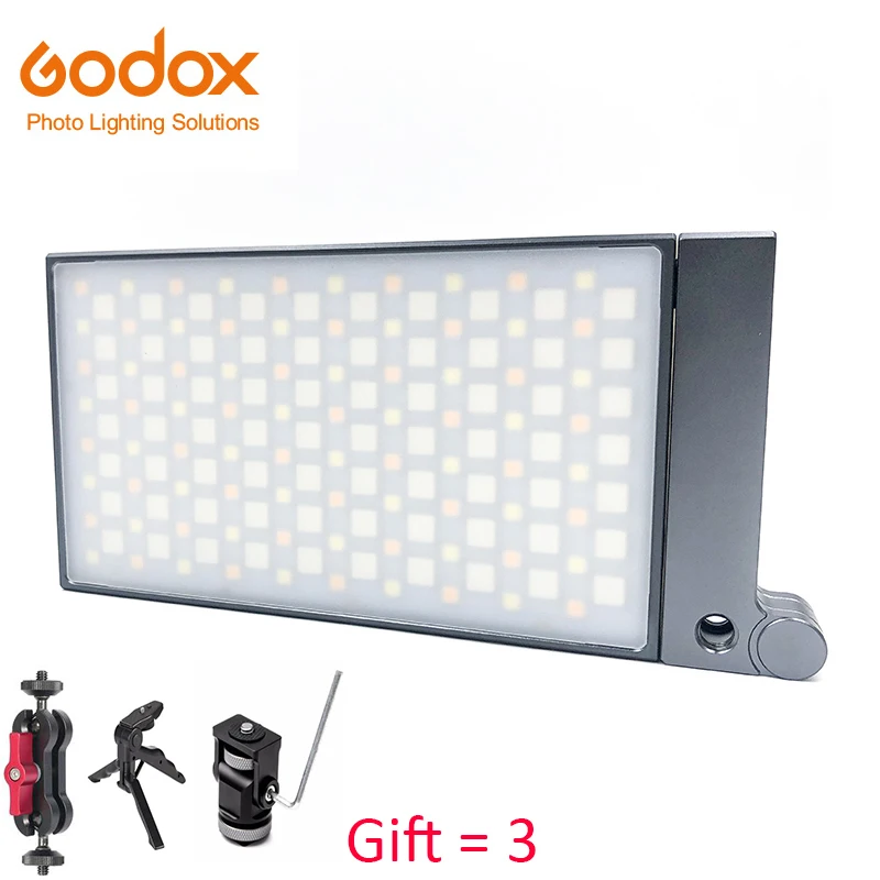 Godox M1 2500k 8500k полноцветный RGB светодиодный светильник карманный из алюминиевого