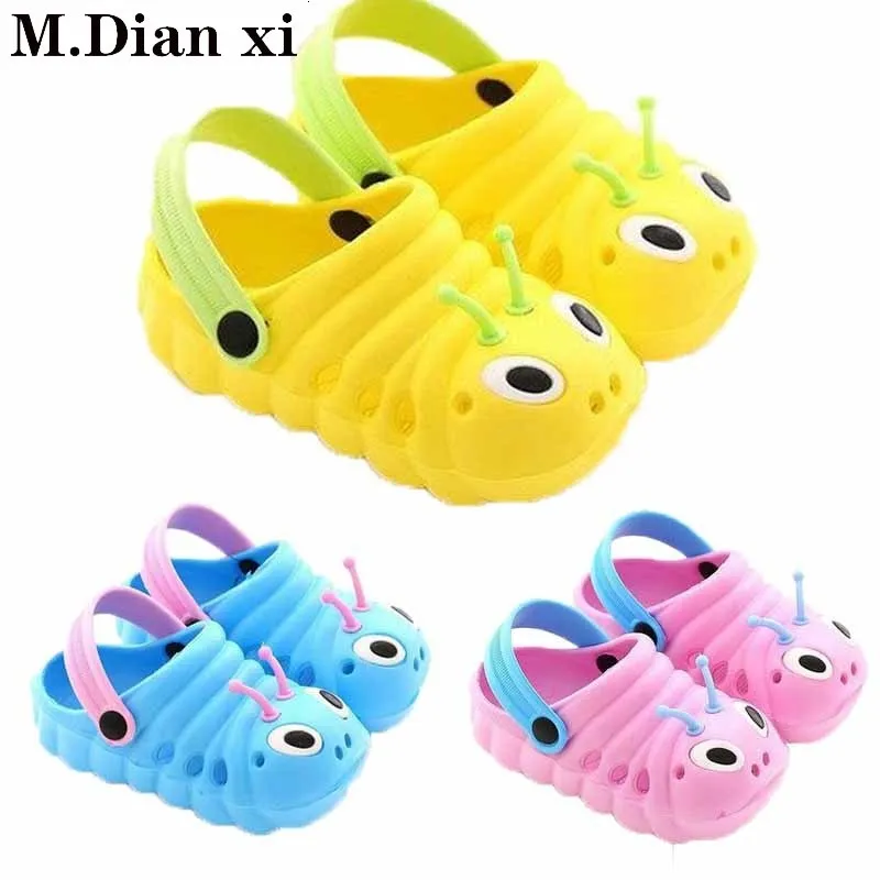 Сандалии Детские с перфорацией Нескользящие Симпатичные садовые тапочки лето