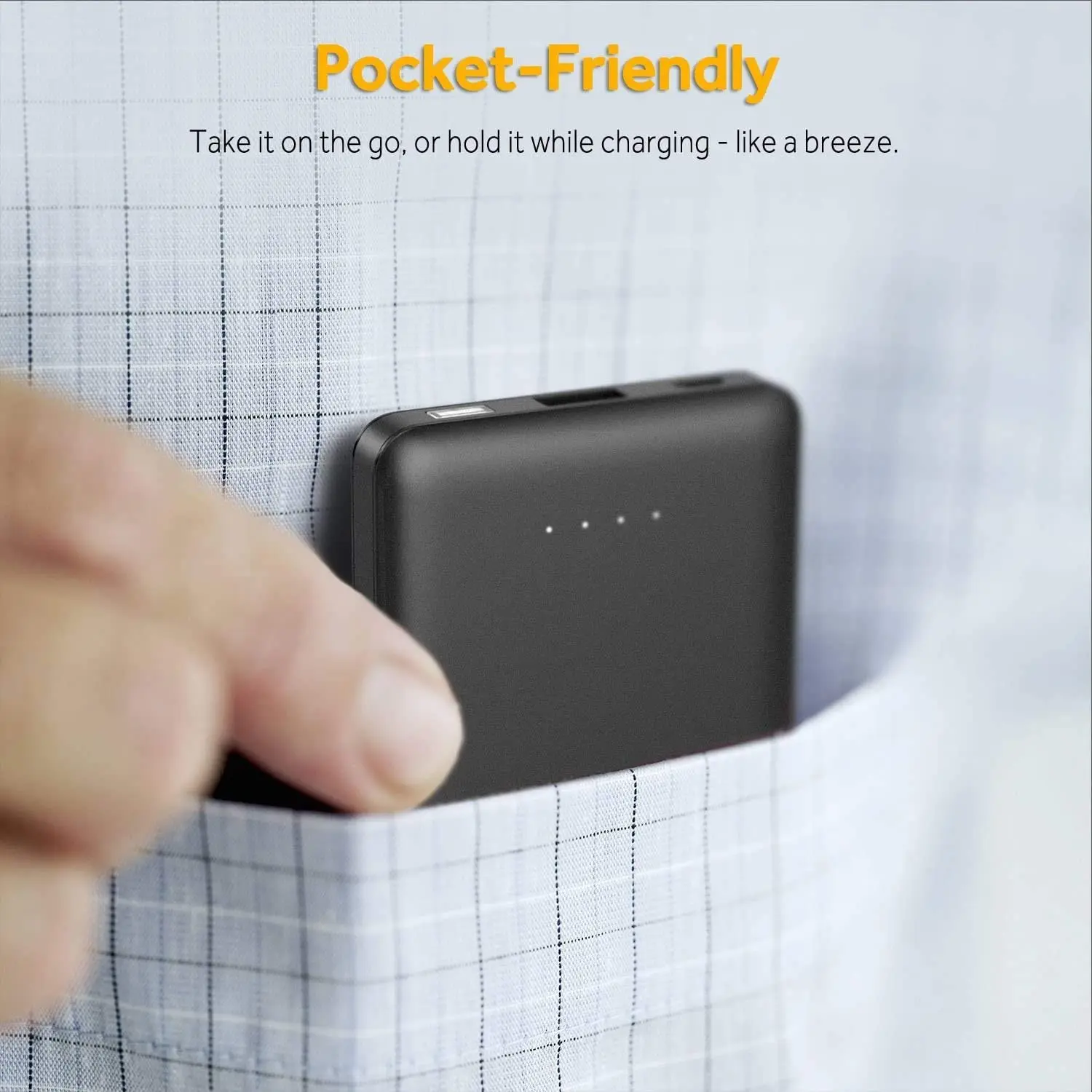Портативное Внешнее зарядное устройство EasyAcc 10000 мАч быстрая зарядка QC3.0 для Xiaomi