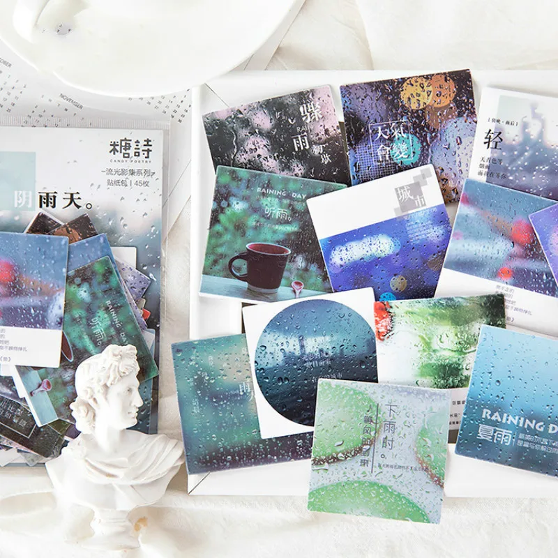 * Флэш Коллекция серии Kawaii милые наклейки на заказ s дневник канцелярские 45 шт. |