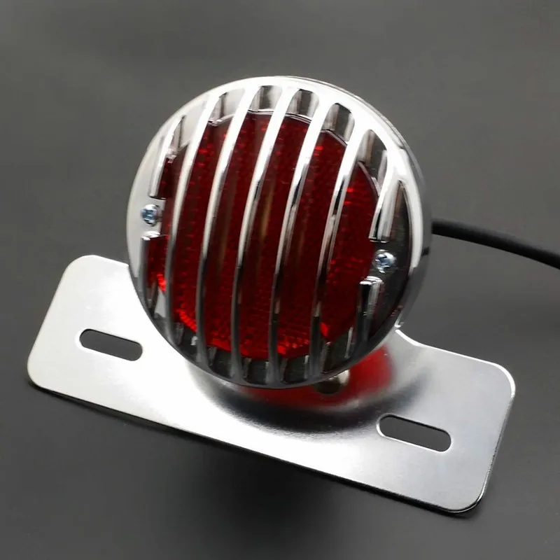 

Grill LICENSE PLATE BRAKE TAIL LIGHT For Harley Honda Kawasaki Suzuki Yamaha CB