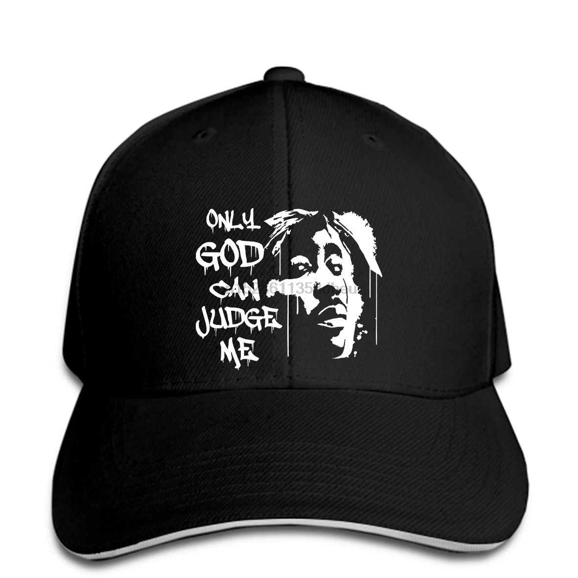 Бейсбольная Кепка унисекс Only God Can judicate Me 2PAC ALL EYEZ ON ME | Аксессуары для одежды