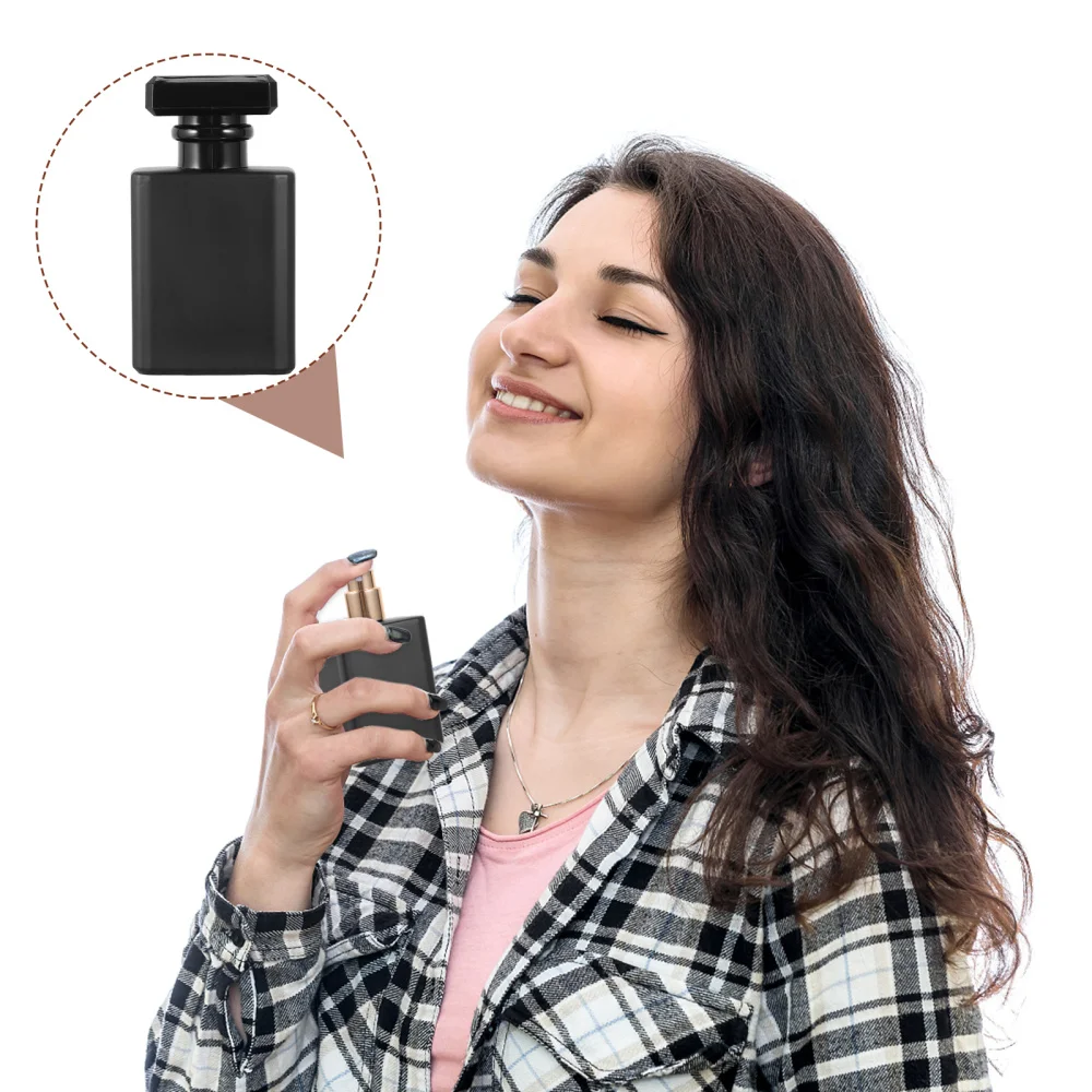 6 шт. 50 мл Стекло пустые флаконы для духов форсунок Заправляемый спрей