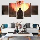 Современный постер hd с принтом присутствия Луны крови, 5 шт., настенные художественные картины для дома, гостиной, декор с рамкой