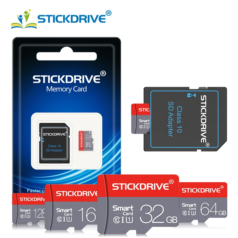 Карта памяти Micro SD класс 10 8 ГБ 16 32 64 128 256 TF-карта ручка Microsd-накопитель