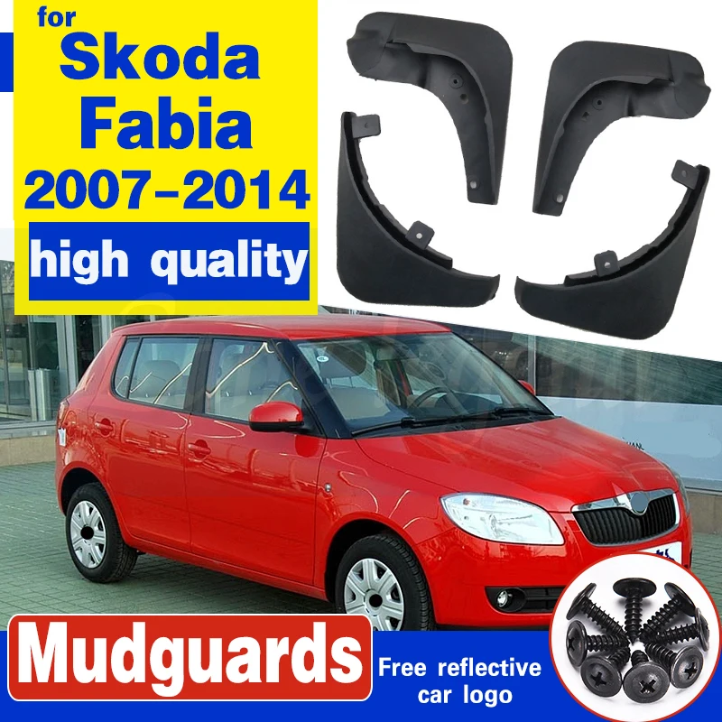 4 шт. брызговики для Skoda Fabia 2007 2008 2009 2010 2011 2012 2013 2014|Грязезащита| |