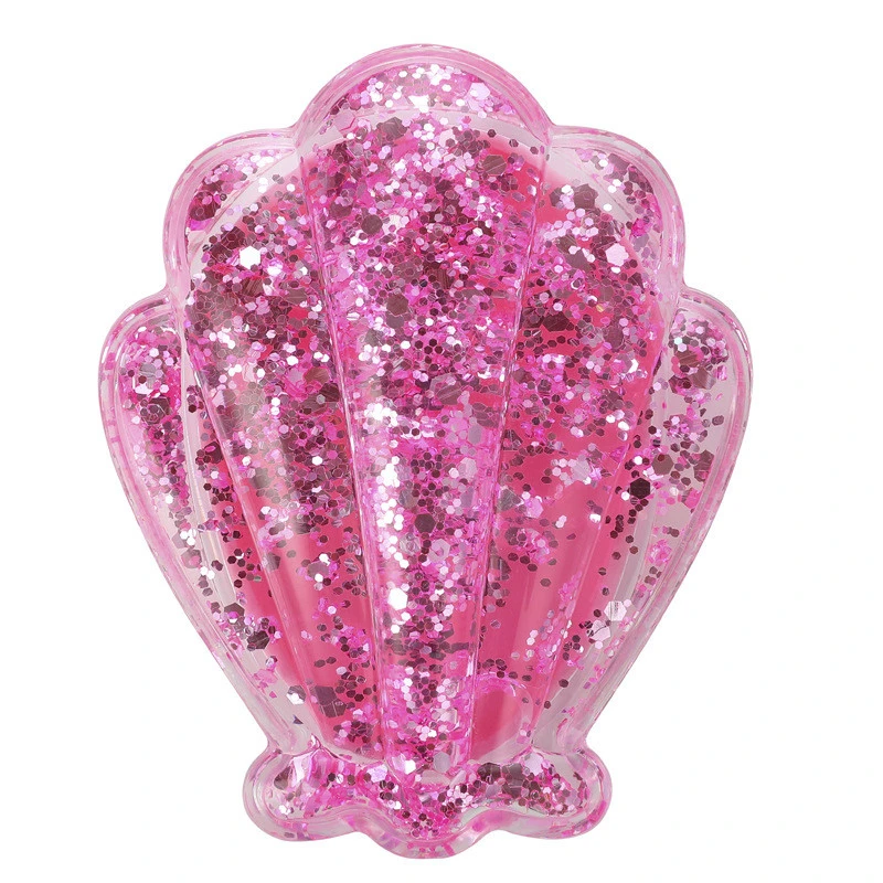 Горячая ручка распутывающая Расческа Щетка для волос в виде ракушки и сверкающим