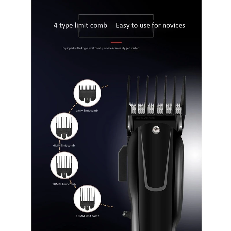 Беспроводные машинки для стрижки волос мужчин профессиональный набор с литиевым