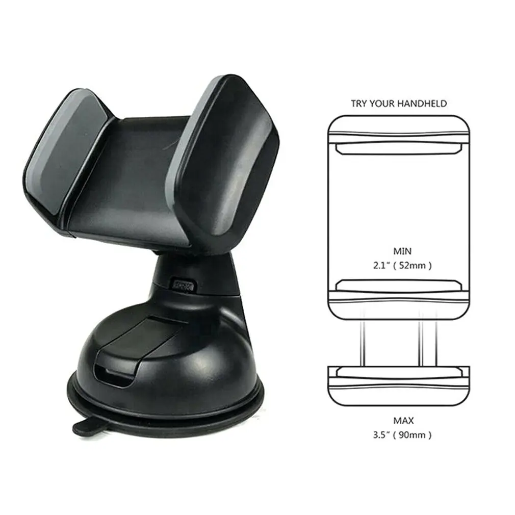 Вращающийся в автомобиль держатель 360 градусов универсальный для лобового