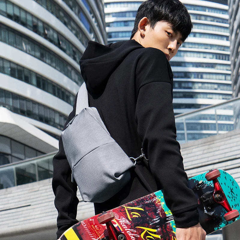 

100% Original Xiaomi Mi Backpack Urban Leisure Chest Pack Bag Small Size Shoulder Type Unisex Rucksack Backpack Bags women men