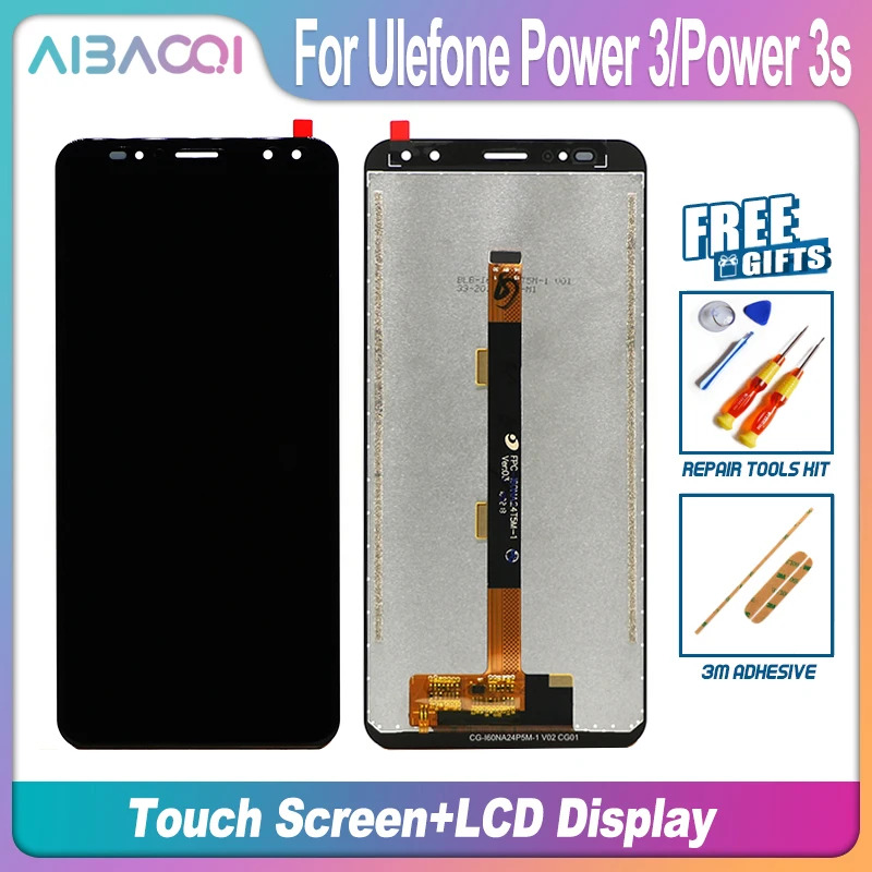 Enlarge AiBaoQi Brand New 6.0 Inch Touch Screen+2160X1080 LCD Display Assembly Replacement For Ulefone Power 3s/Power 3 Model Phone