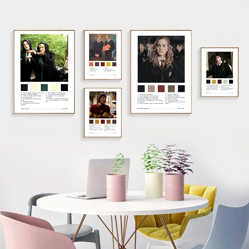 Harmione Draco Malfoy Fred Weasley холст постеры классический волшебный фильм знаменитость искусство стены картины Домашний декор