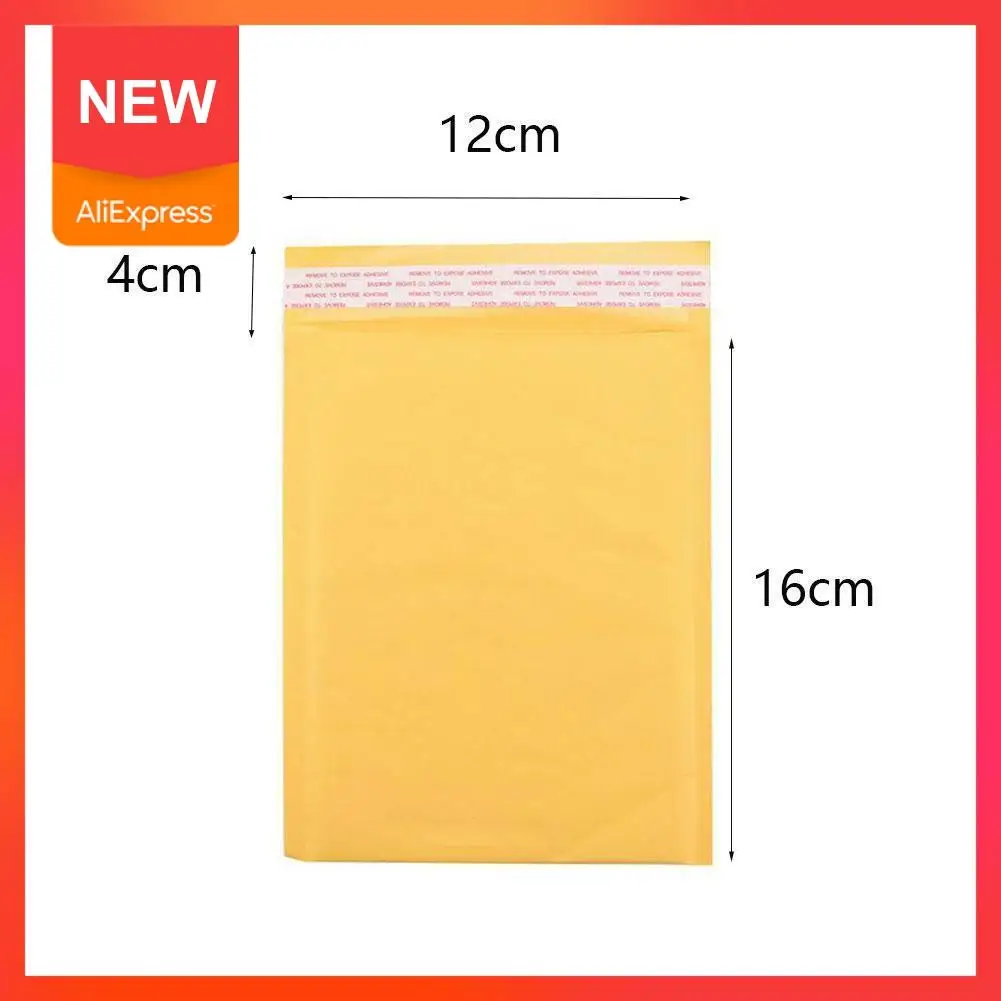 

1pc 11*13cm Yellow Kraft Paper Bubble Envelope Kraft Padded Mailing Invitacion For Invitations Envelopes Bubble Envelopes S S5Z8