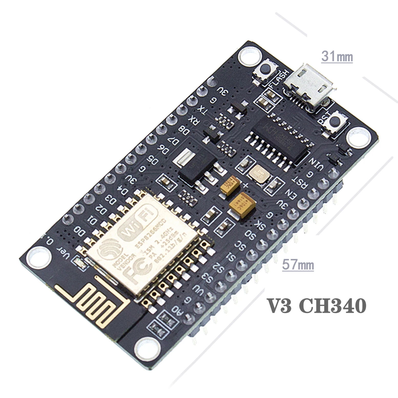 10 шт. новая версия беспроводной модуль CH340 NodeMcu V3 Lua Wi-Fi Интернет вещей Плата