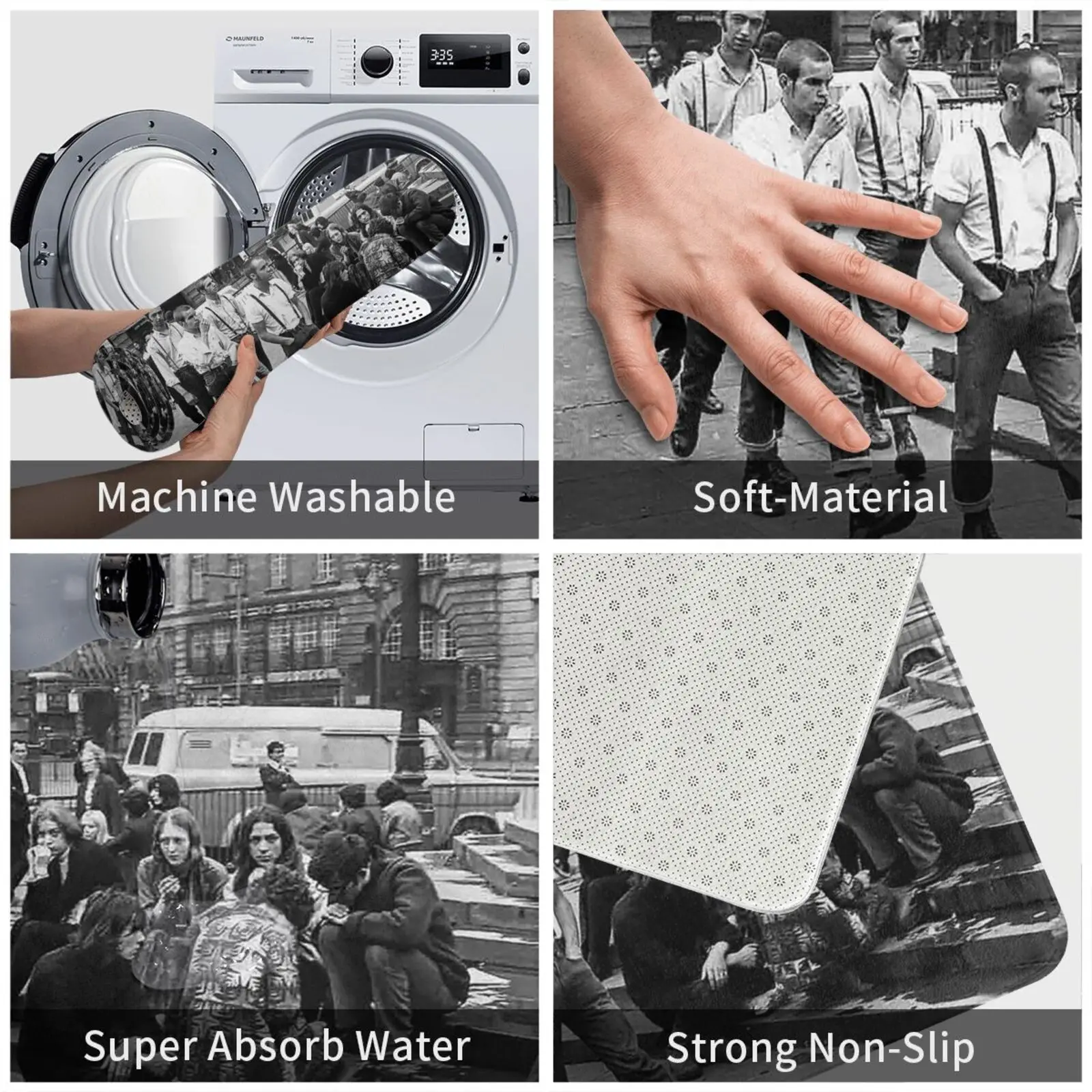 Коврик для входной двери Suedeheads коврик ванной красного и синего цвета Bfs Trope Pierre Gasly