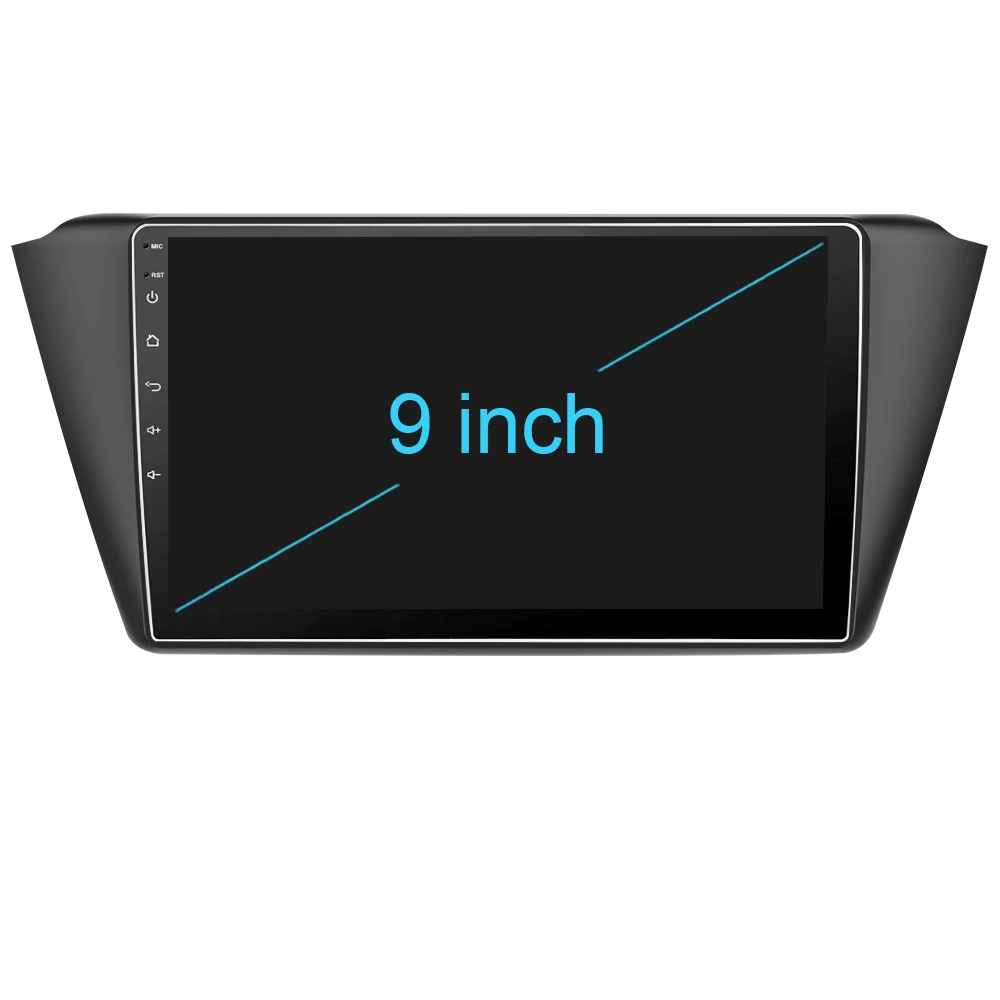 Eunavi 2 din Android 10 автомобильный радио головное устройство GPS навигация для Skoda Fabia 2015