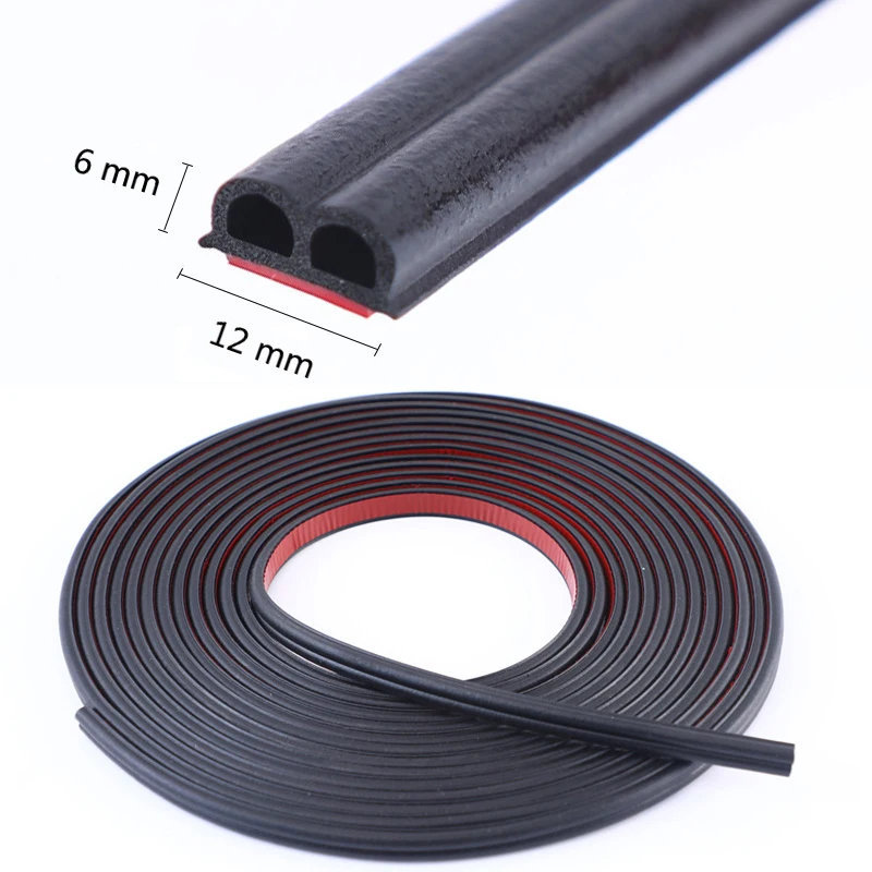 Автомобильные 4 метра дверные уплотнительные полосы стикер B форма