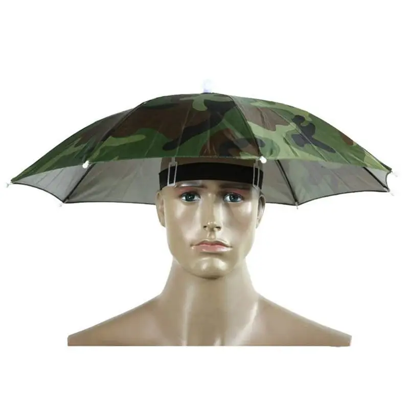 2PCS Umbrella Hat Headwear for Outdoor Fishing Gardening Beach | Спорт и развлечения