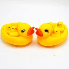 4 шт.компл., резиновая утка, детская игрушка для купания в воде, детские игрушки для купания, подарок на день рождения, Классическая Игрушка для мальчиков и девочек