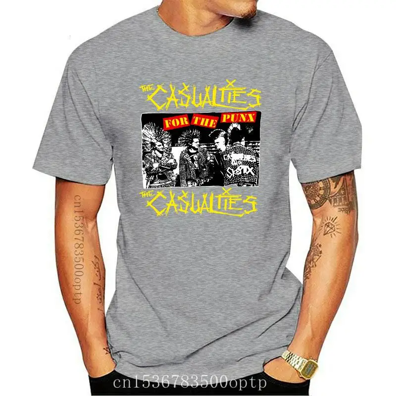 

Новые футболки с графическим принтом группы The Casualties Punk