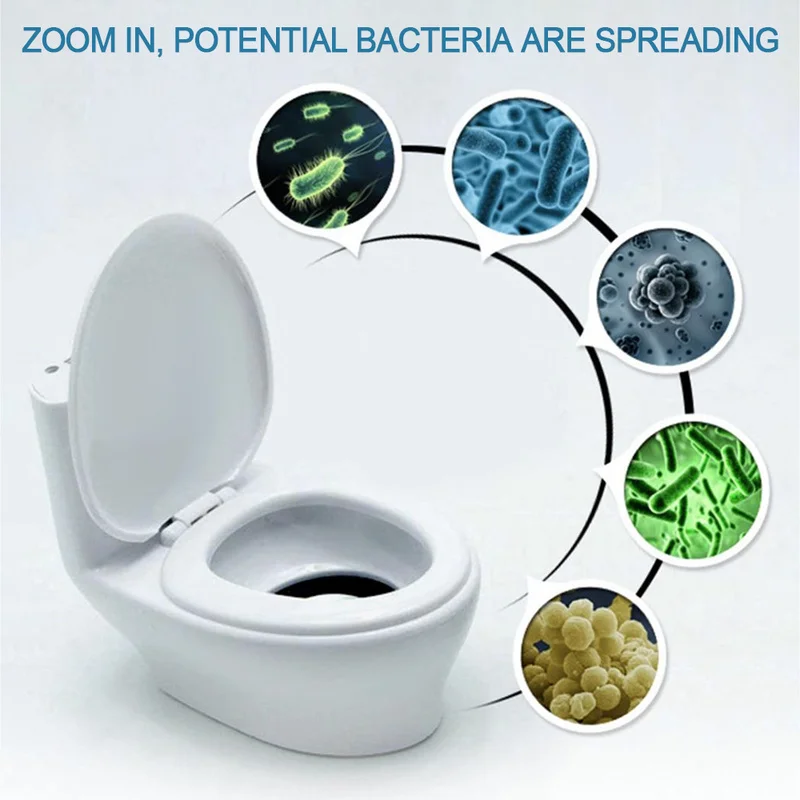 

250PCS Portable Disposable Toilet Seat Cover 100% Waterproof Safety Travel Camping Bathroom Accessiories Mat Health Film