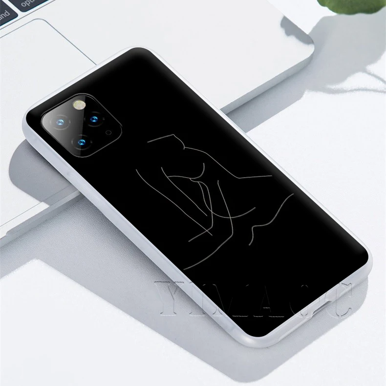 YIMAOC минималистский линейный сексуальный чехол для телефона iPhone 11 Pro XS X XR Max 8 7 6 6S
