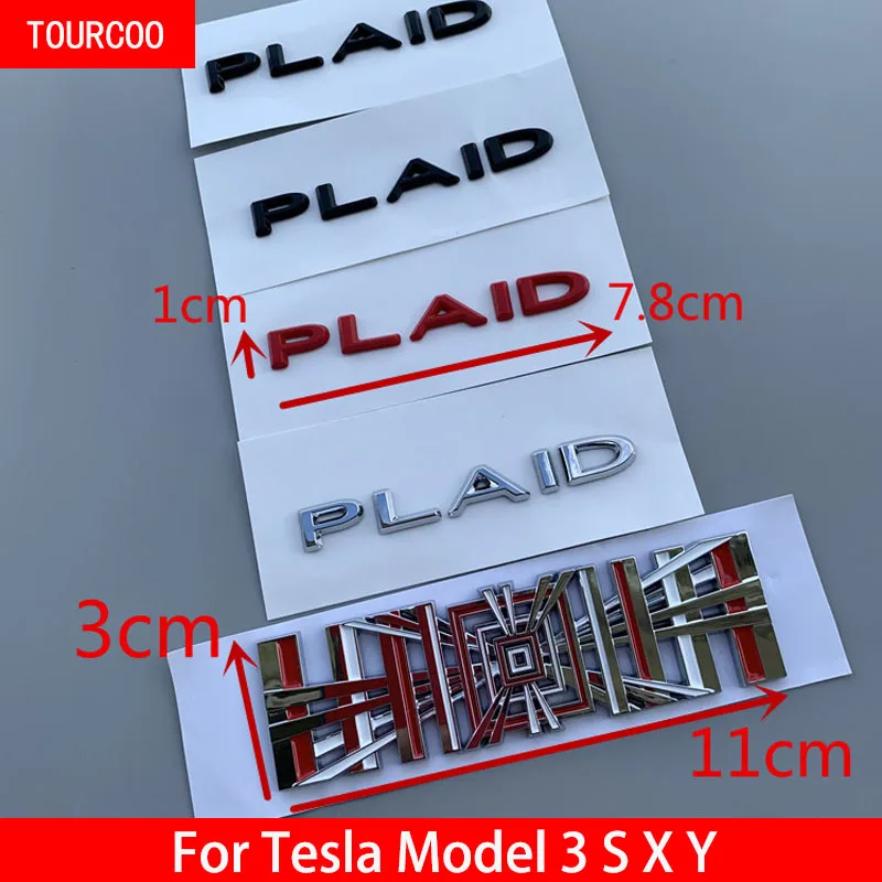 Для Tesla Model 3 Y S X клетчатая этикетка с надписью на заднем конце новая модель версия