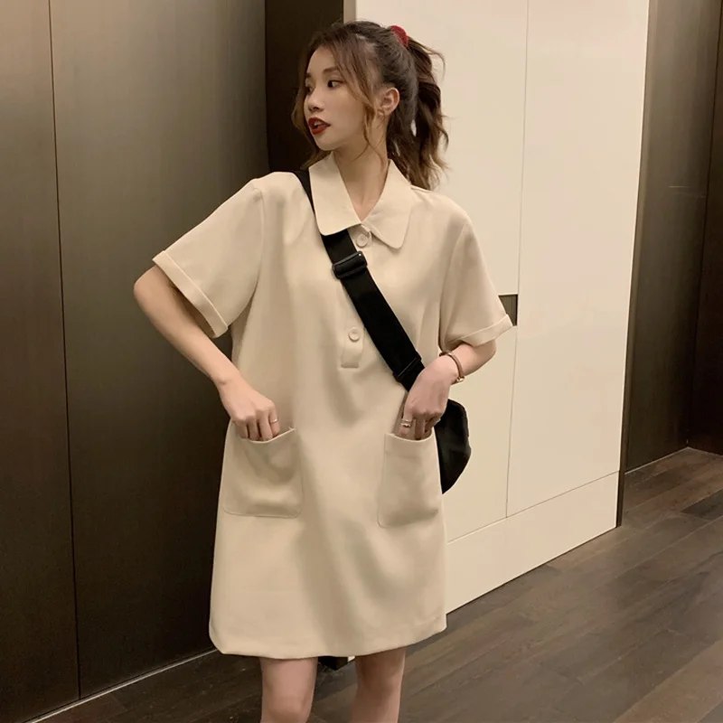 Платье женское летнее с коротким рукавом и рукавом|Женские платья| |