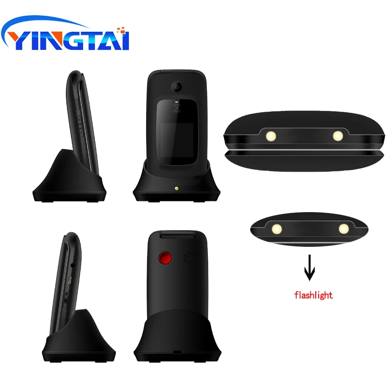 YINGTAI T15 GSM SOS MTK Раскладной телефон кнопочный MP3 для пожилых людей сотовый новый