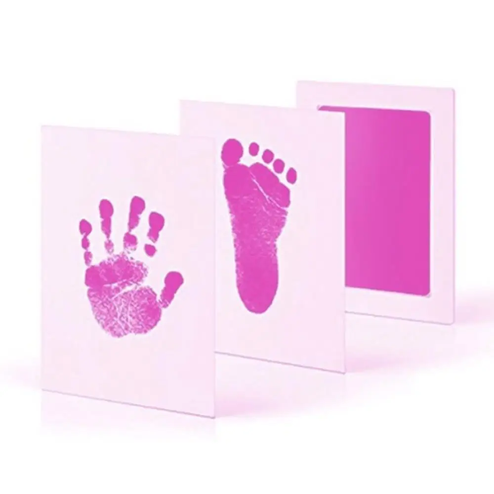 Handprint Baby Inkless Touch нетоксичные сувениры литье новорожденного отпечаток ноги