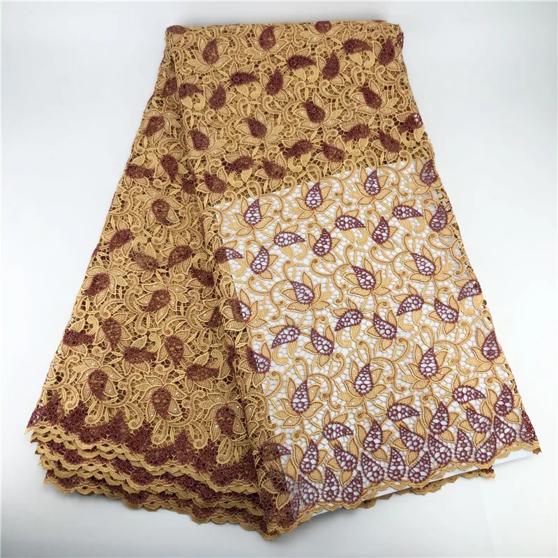 Горячая Распродажа гипюровый шнур кружевная ткань последний вышитый гипюр 001