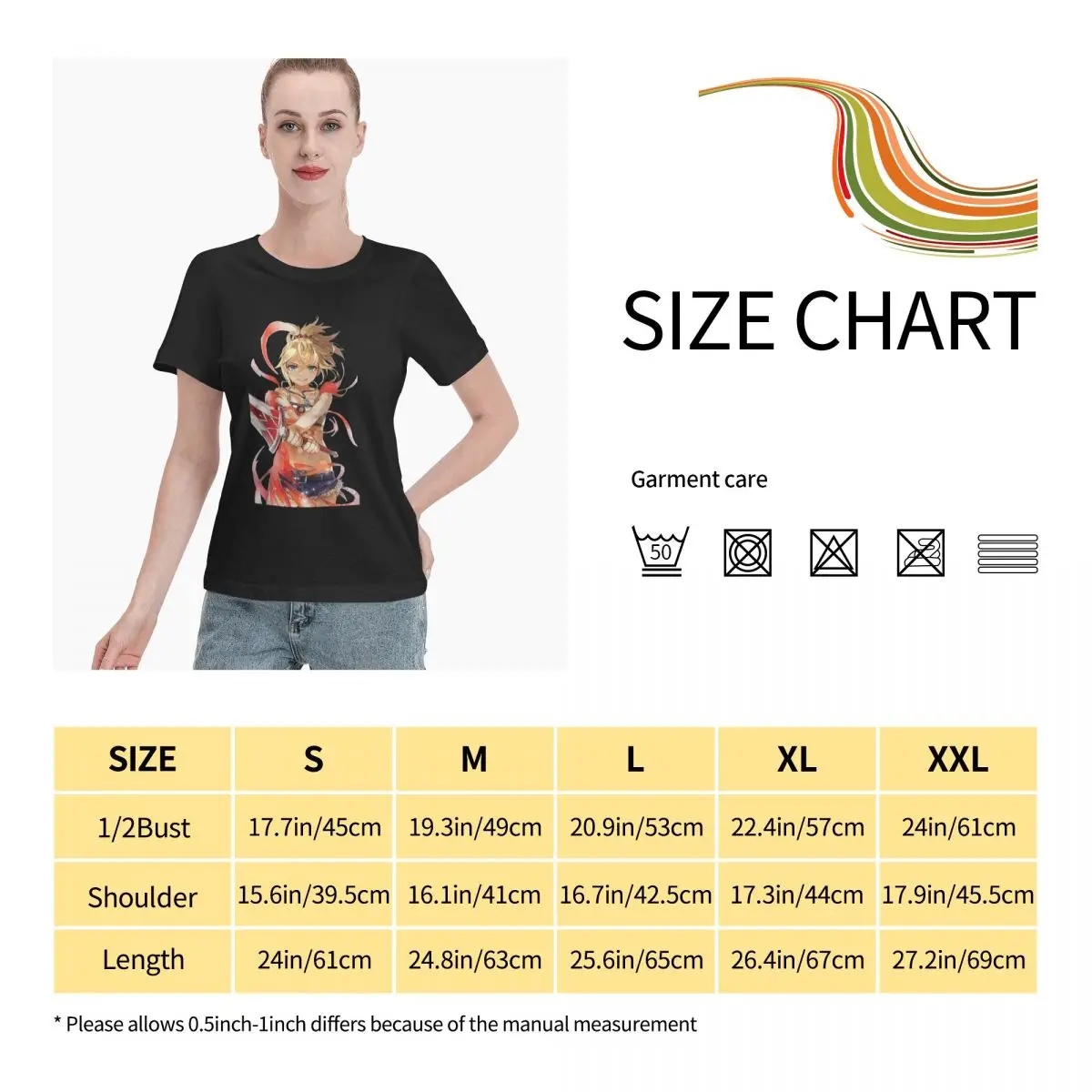 

Anime Fans Saber 9 women's T Shirts durability Short sleeveRound neck T-shirt